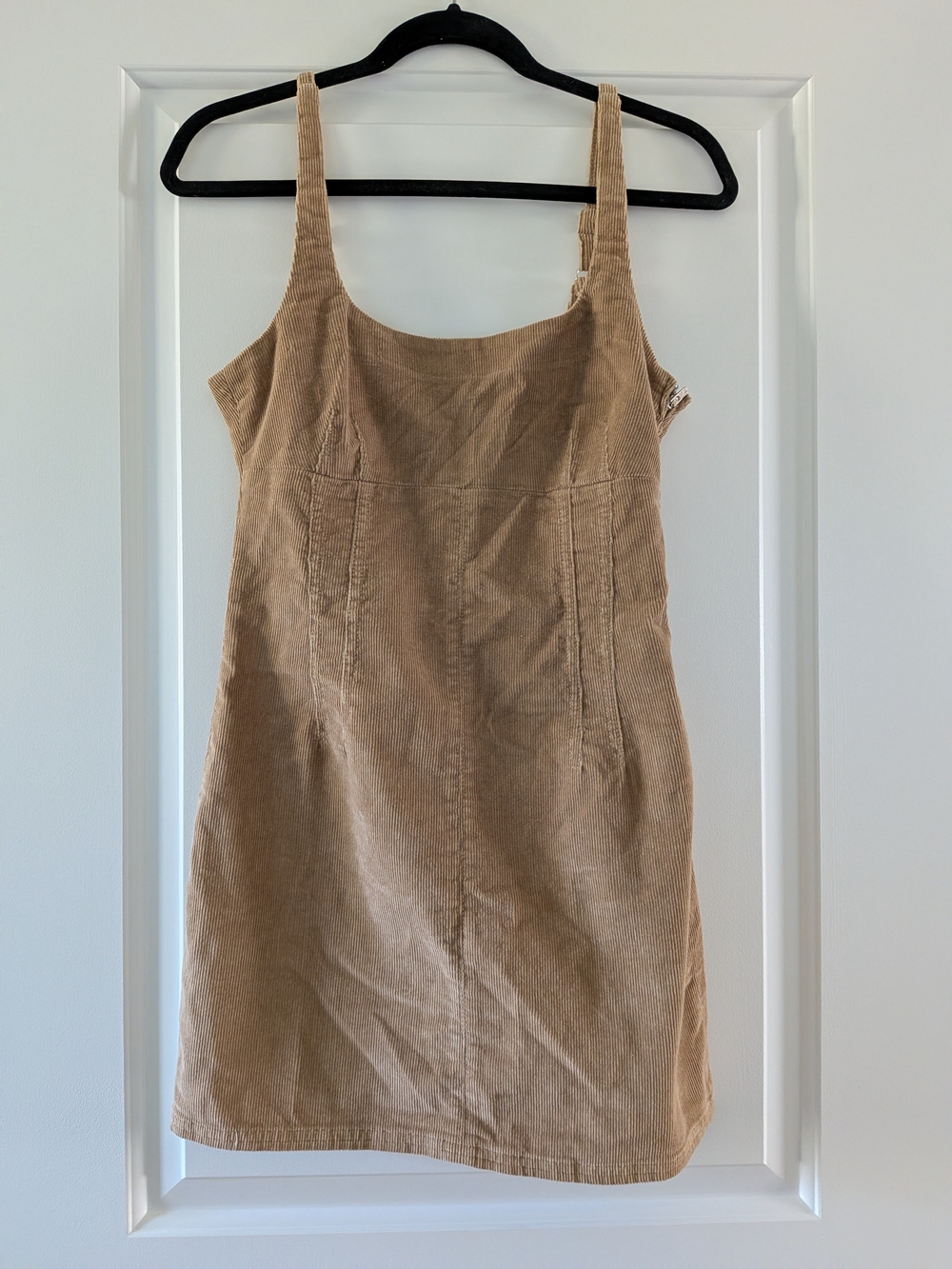 BDG Beige Corduroy Mini Dress